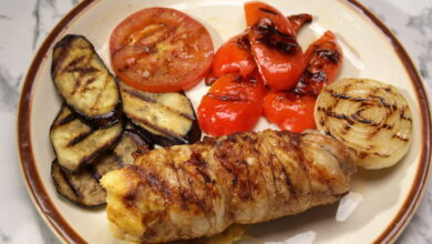 Photo of Рулет из курицы с овощами