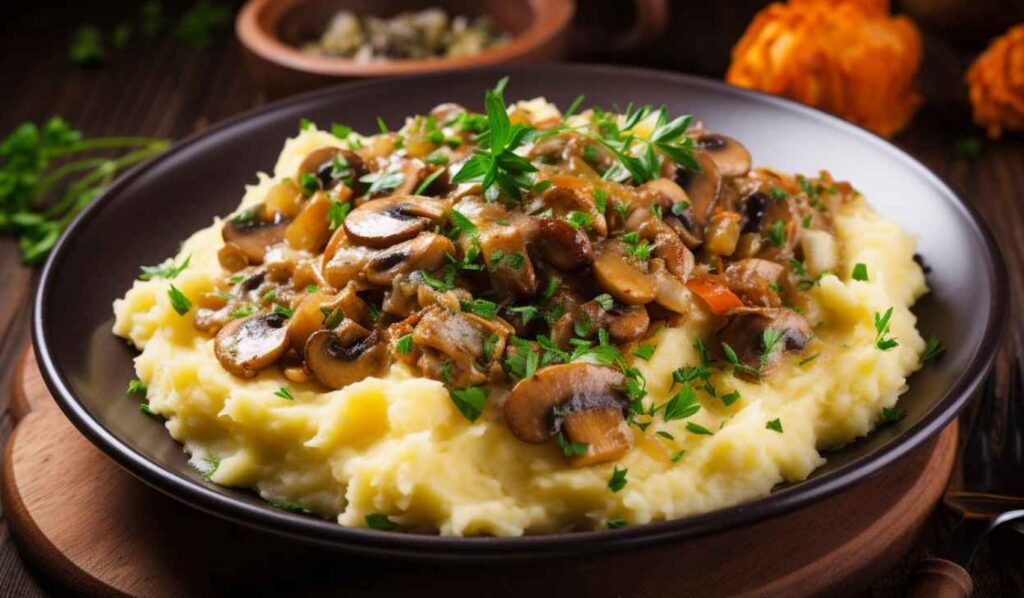 Фото 6 — Картофельное пюре с грибами