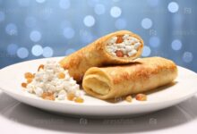 Photo of Блины с творогом и джемом