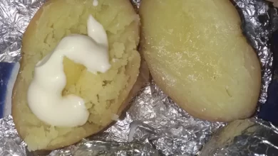 Photo of Печеный картофель с чесноком