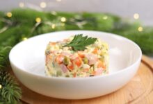 Photo of Оливье с вареной колбасой