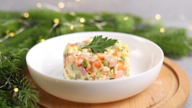 Photo of Оливье с вареной колбасой