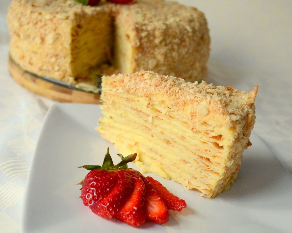 Фото 1 — Пирог «Наполеон» с кремом