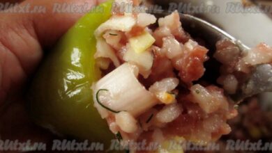 Photo of Фаршированные перцы с рисом