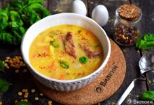 Photo of Чечевичный суп с копченостями